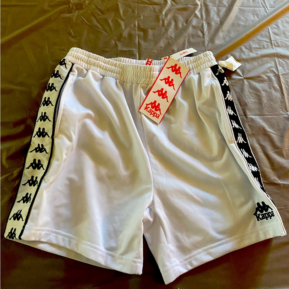 White Kappa Shorts